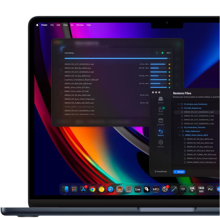 CloudChute Screenshots